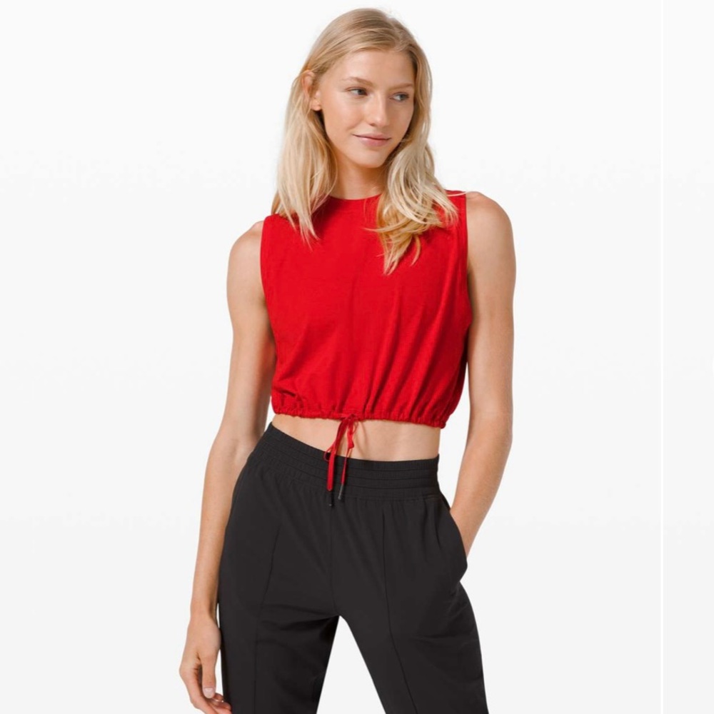 Lululemon Adapt to You Tank - Dark Red Size 10